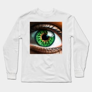 Up Close Eye  (CHART) Long Sleeve T-Shirt